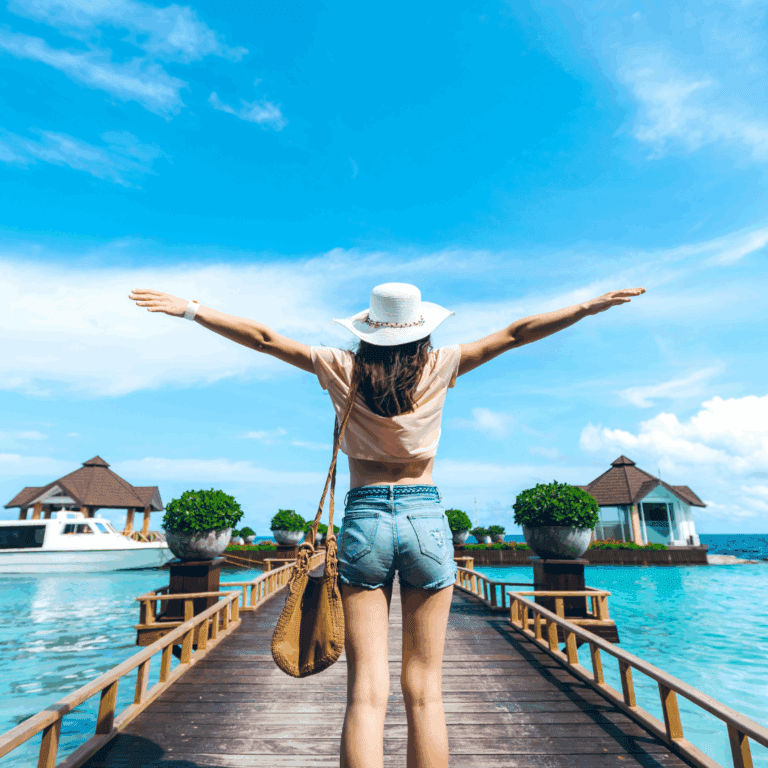 Male Maldives flight departure from UAE via Flydubai.