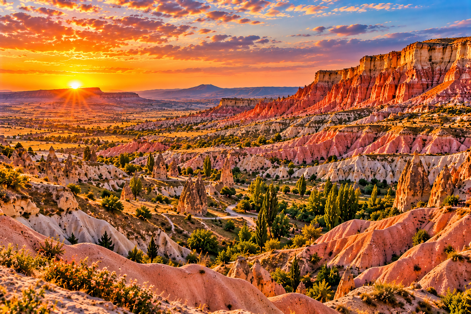 Red and Rose Valley Cappadocia